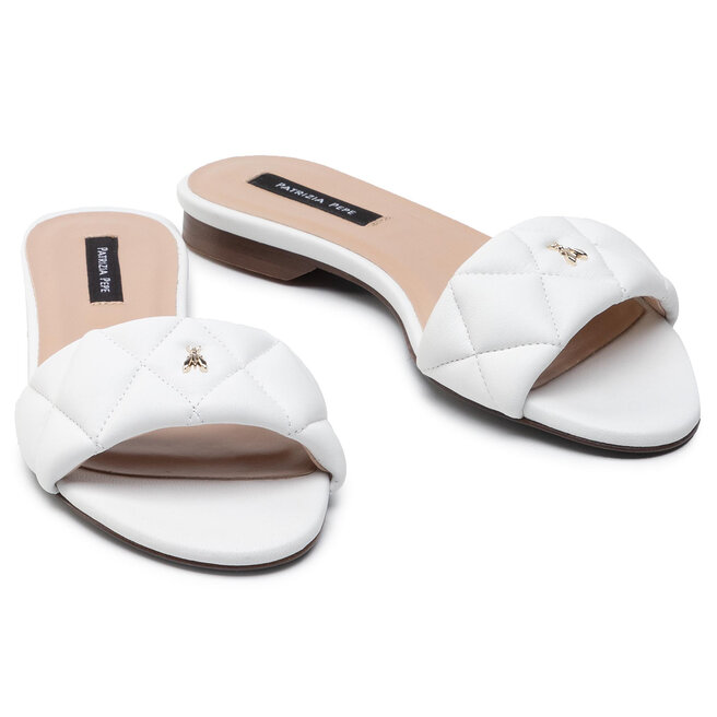 Patrizia Pepe Παντόφλες Patrizia Pepe 2VA172/A8X2-W146 Bianco