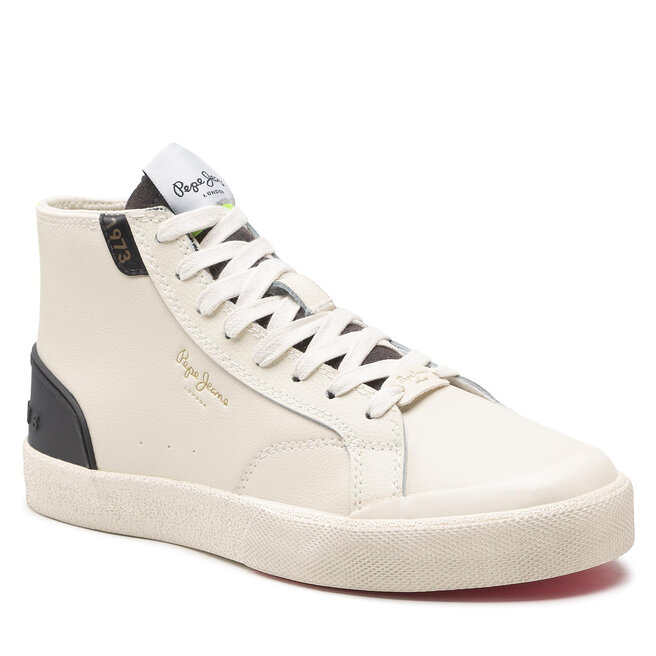 Sneakers Pepe Jeans Kenton Vintage Boot PLS31408 White 800 800 epantofi