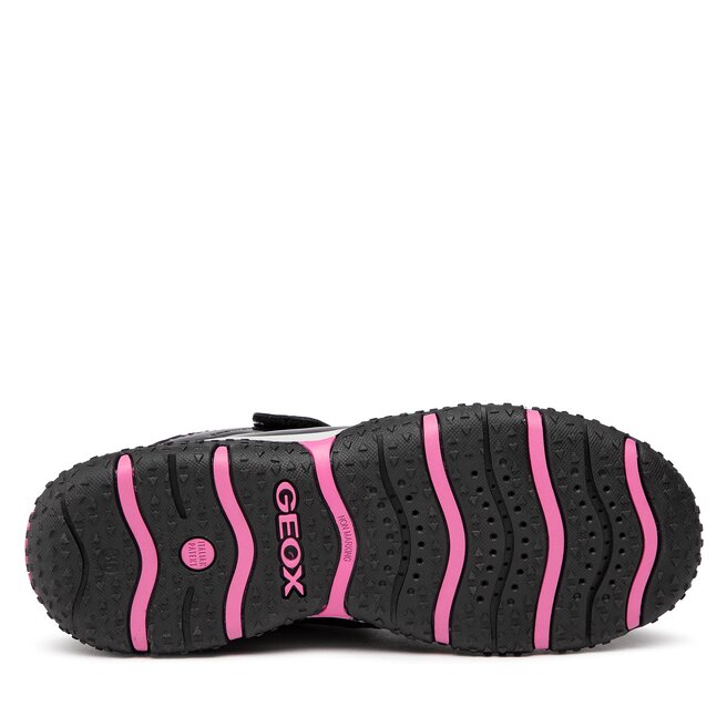 Geox Зимни обувки Geox J Baltic G. B Abx A J26H1A 0BCMN C0922 D Black/Fuchsia