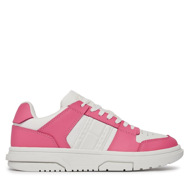 Sneakersy Tommy Jeans Tjw Skate Sneaker Mat Mix - Różowy