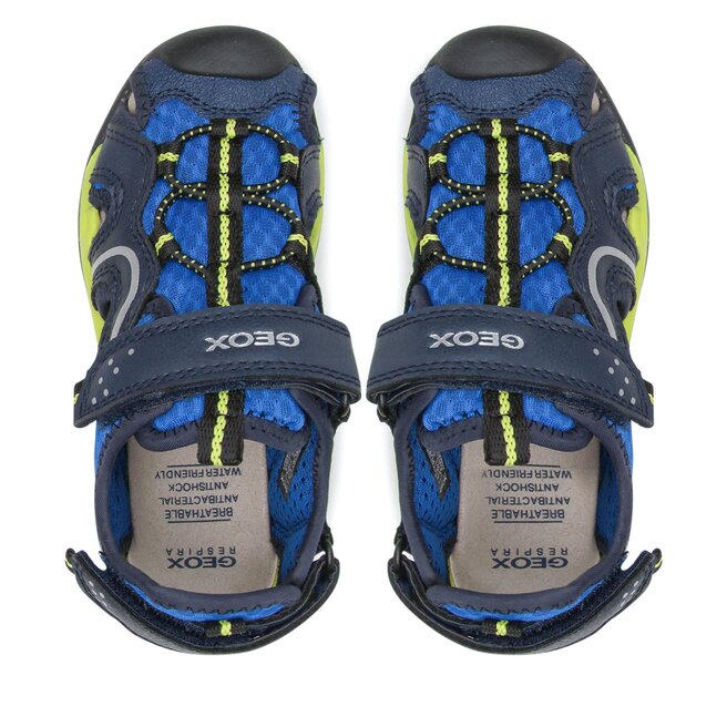 Geox Сандали Geox J Borealis Boy J250RB014MEC4344 S Royal/Lime