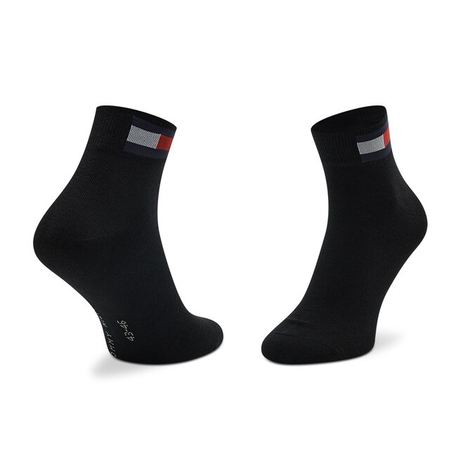 Tommy Hilfiger 2 pár férfi bokazokni Tommy Hilfiger 701218388 Black 001