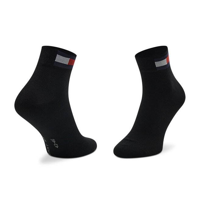 Tommy Hilfiger 2 pares de calcetines cortos para hombre Tommy Hilfiger 701218388 Black 001