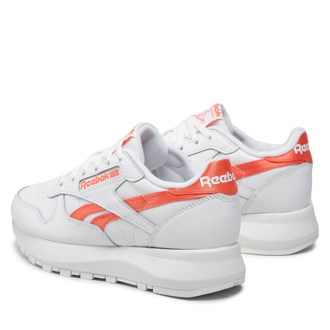 Reebok Обувки Reebok Classic Leather SP GW3795 Cloud White / Cloud White / Semi Orange Flare