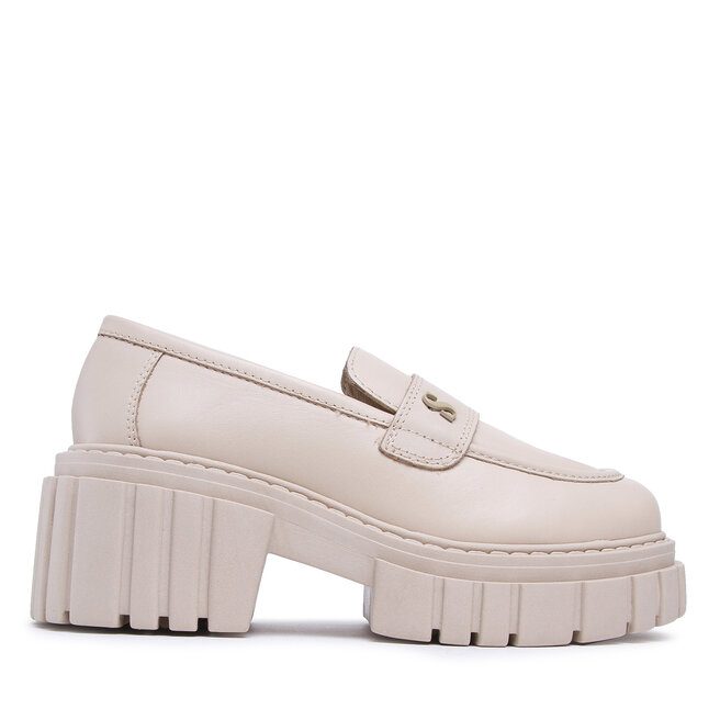 Loafersy Simple - Beżowy