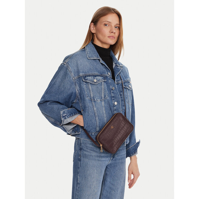 Torebka Calvin Klein LV04F3285G Bordowy -