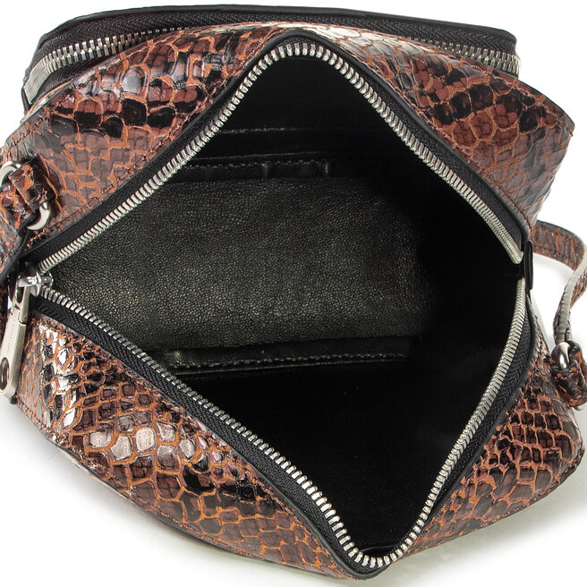 Torebka Calvin Klein Jeans Camera Bag W/Pckt Python K60K606895 Brązowy ...