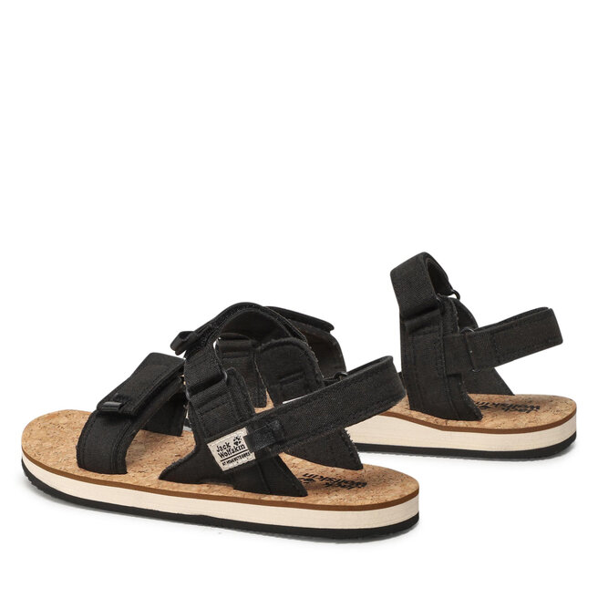 Jack Wolfskin Сандали Jack Wolfskin Ecostride 2 Sandal W 4051771 Phantom/Cork