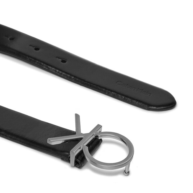 Calvin Klein Dámsky opasok Calvin Klein Re-Lock Ck Logo Belt 30mm K60K610157 BAX