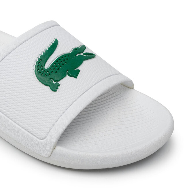 Pantoletten Lacoste Croco Slide 119 1 Cma 7 37CMA0018082 Wht Grn