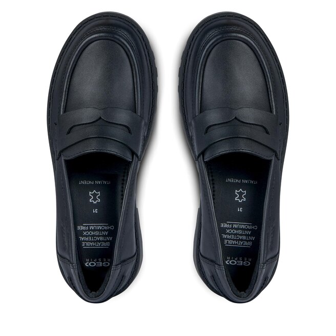 Geox Mokaszin Geox J Casey Girl J3620C 00043 C9999 M Black