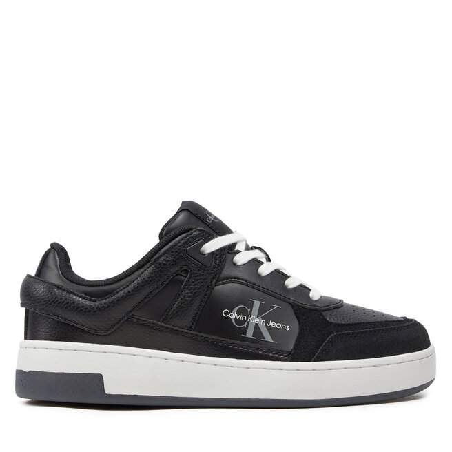 Sneakersy Calvin Klein Jeans Basket Cupsole Low Mix Ml Mtr - Czarny