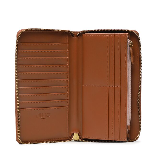 Liu Jo Nagy női pénztárca Liu Jo Xl Zip Around AA3331 E0538 Cuoio Chiaro 61336