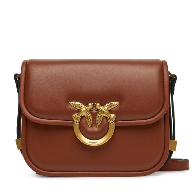 Torba PINKO Love Box Bag Fl Mini PE 25 PLTT 104297 - Brązowy