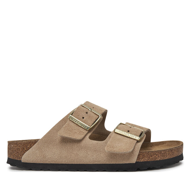 Klapki Birkenstock Arizona zamsz - Beżowy