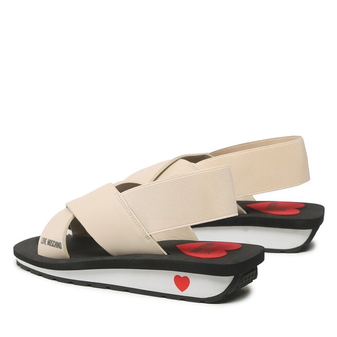 LOVE MOSCHINO Сандали LOVE MOSCHINO JA16123G1GI40120 Offwhite
