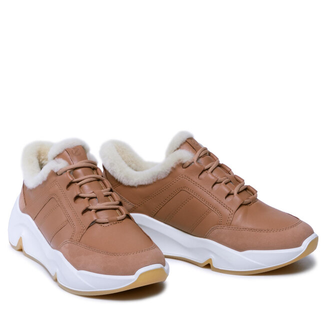 ECCO Sneakersy ECCO Chunky Sneaker W 20322360222 Toffee/Toffee