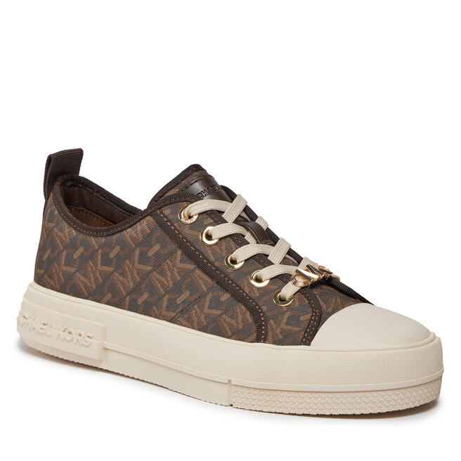 Bambas MICHAEL Michael Kors Evy Lace Up 43H3EYFS1B Brown zapatos.es