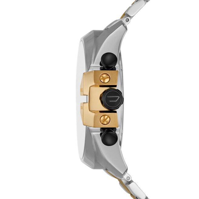 Diesel Hodinky Diesel Mega Chief Chrono DZ4581 Silver/Gold/Black