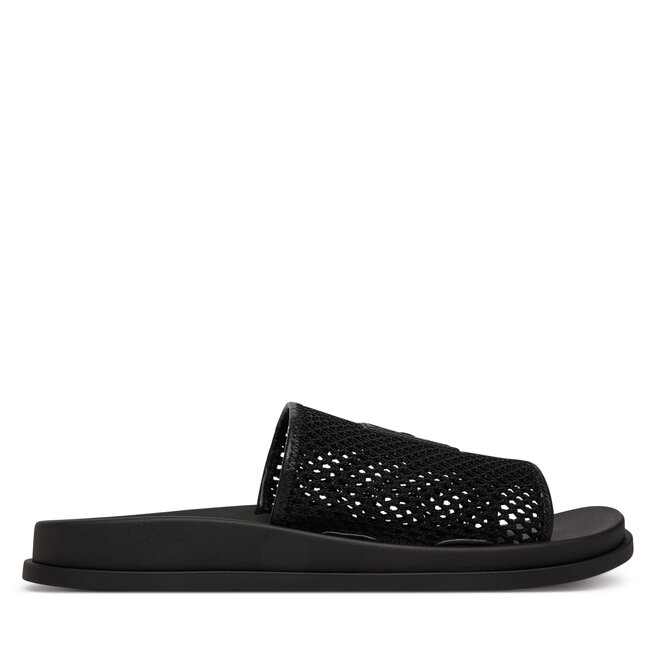 Klapki Calvin Klein Mesh Mule Slides HW0HW02889 Czarny -