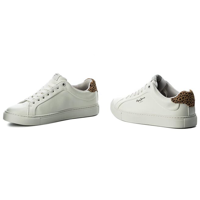 Pepe Jeans Półbuty Pepe Jeans Adams Junior PGS30303 White 800