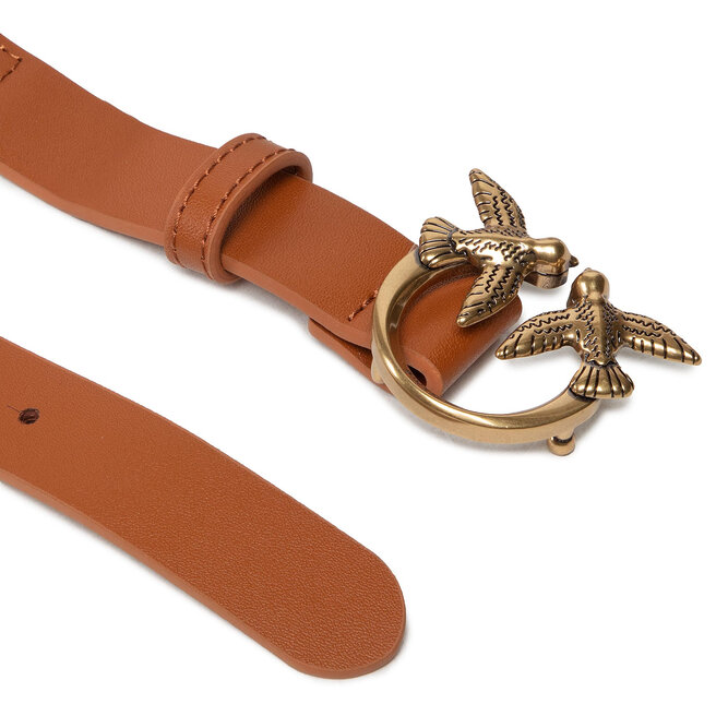 Pinko Dámský pásek Pinko Love Day Turtle Chain Belt H2 PE 22 PLT01 1H2113 Y85T Cuoio L58Q