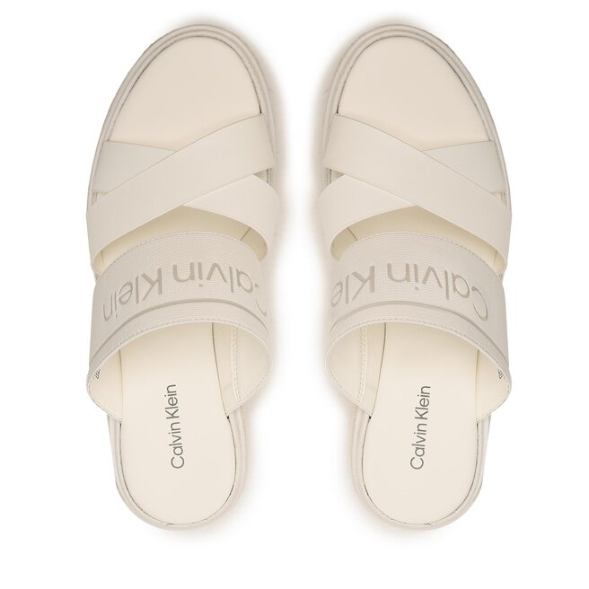 Calvin Klein Еспадрили Calvin Klein Wedge 50Hh HW0HW01498 Marshmallow YBJ