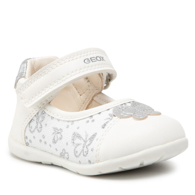 Geox Félcipő Geox B Elthan G. B B251QB 0AW54 C0007 White/Silver