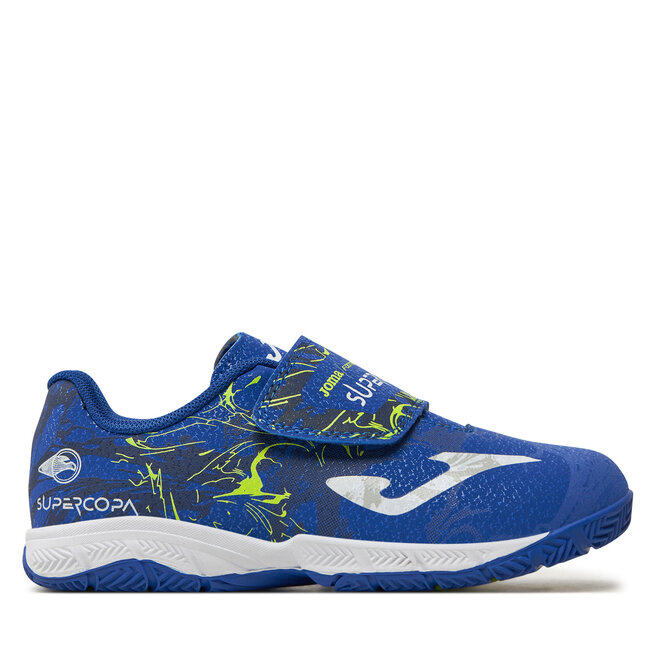 Buty do piłki nożnej Joma Super Copa Jr Indoor - Niebieski