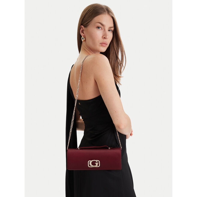 Torebka Guess Zalina Mini HWSE93 50720 Bordowy -