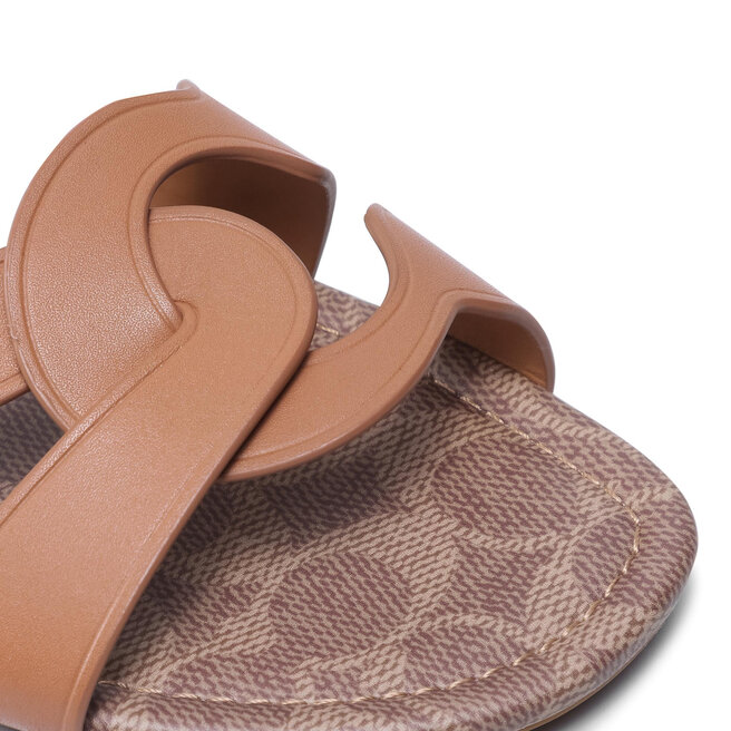 Chanclas Coach Essie Leather Sandal C2310 11002151EDC Natural zapatos.es