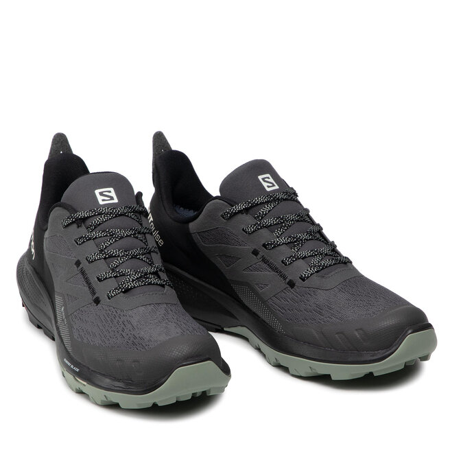 Salomon Трекінгові черевики Salomon Outpulse Gtx GORE-TEX 415878 26 V0 Magnet/Black/Wrought Iron