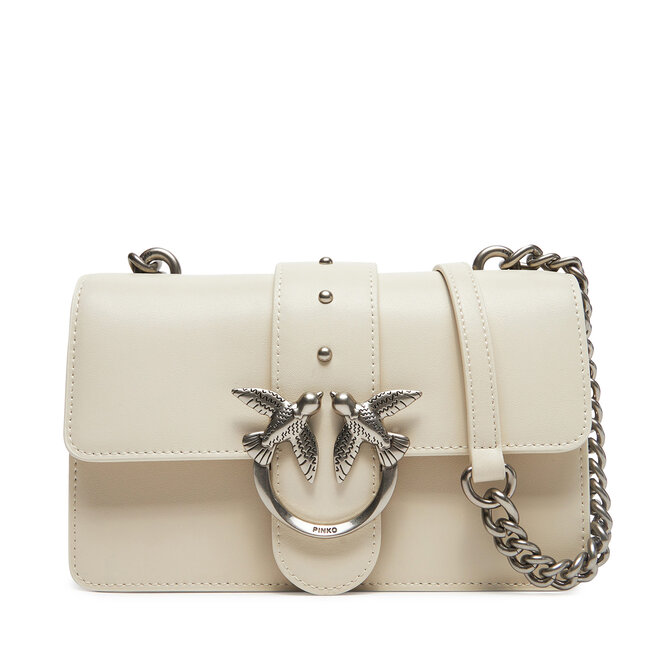Torebka PINKO Love One Mini Cl PE 25 PCPL 100059 - Écru