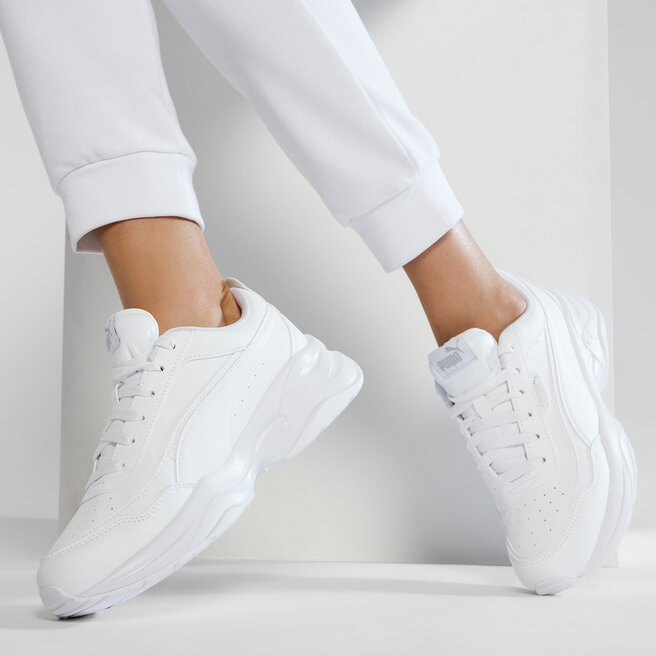 puma cilia chunky sneakers in white