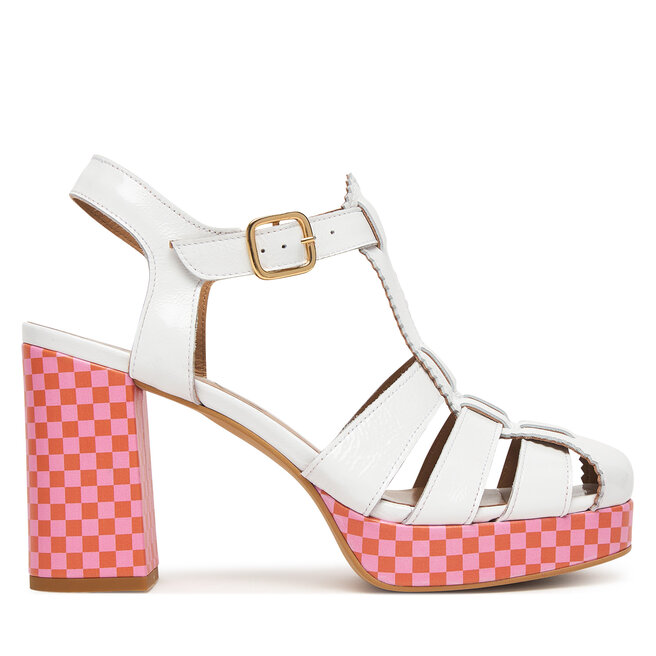 Sandały Fly London Evitfly P145452 Biały - kobiece