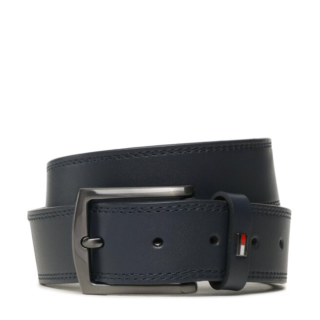 Pasek Męski Tommy Hilfiger Denton Corporate - Granatowy