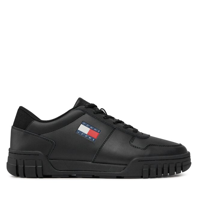 Sneakersy Tommy Jeans Tjm Cupsole Ess - Czarny