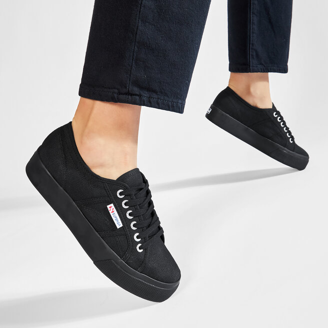 Superga Teniszcipő Superga 2730 Cotu S00C3N0 Full Black 996
