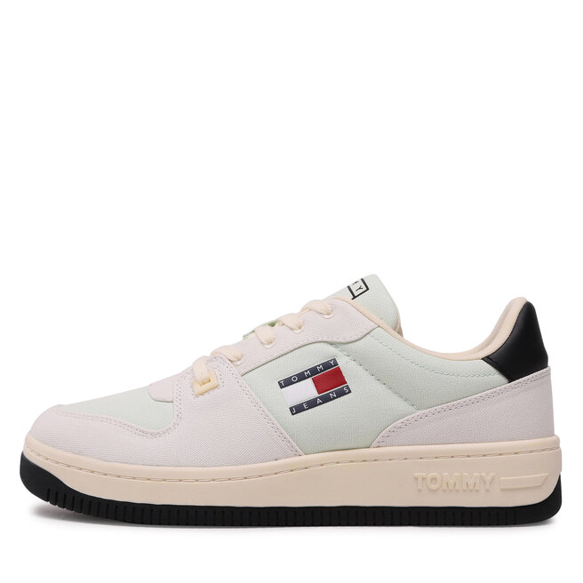 Tommy rossa Jeans Sneakers Tommy rossa Jeans Pantalons 5 poches Tommy rossa Hilfiger Ivory YBI
