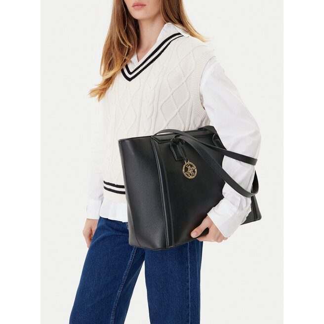 Torebka Beverly Hills Polo Club C-BHPC-L-007-08 Czarny -