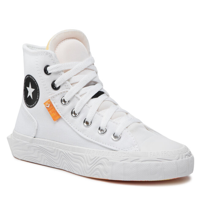 Teniși Converse Chuck Taylor Alt Star Hi A00423C White/Black/White