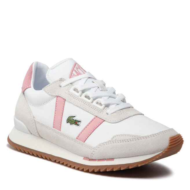 Sneakers Lacoste Partner Retro 0722 2 Sfa 7-43SFA0051 Wht/Pnk 0722 imagine noua