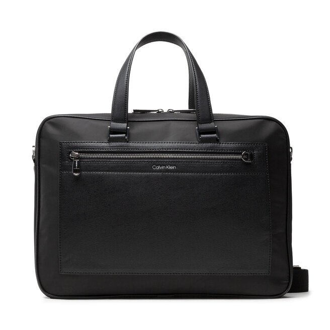 Calvin Klein Чанта за лаптоп Calvin Klein Classic Repreve Laptop Bag Wpckt K50K508704 Ck Black BAX