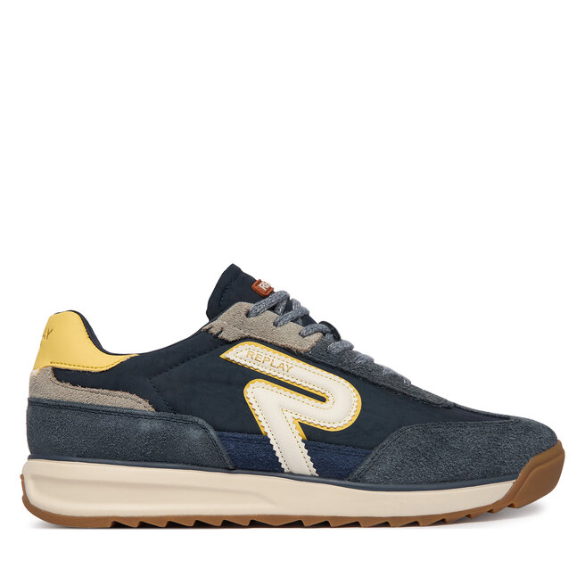 Sneakersy REPLAY GMSIB .000.C0005T Granatowy - męskie