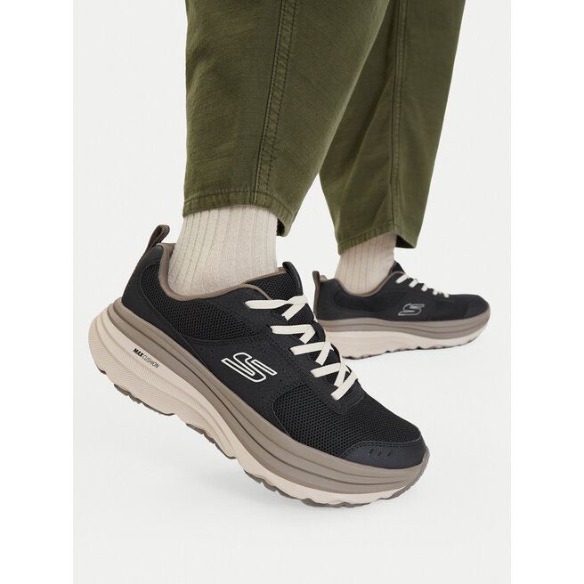 Sneakersy Skechers Relaxed Fit: Max Cushioning Zirrus - Cobble Stone 180418/BKNT Czarny