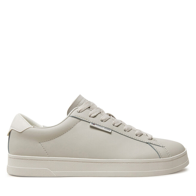 Sneakersy Tommy Jeans Tjm Leather Low Cupsole - Szary