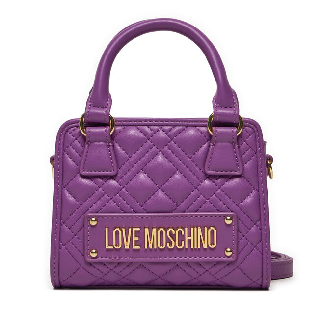 Love Moschino Damen Handtasche In Fuchsia – Stylisches PU-Modell Mit Blossom-Design