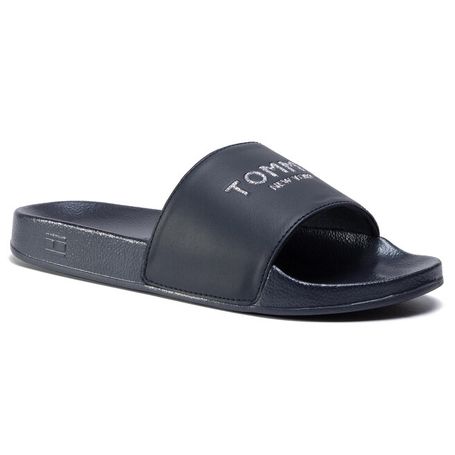Παντόφλες Tommy Hilfiger Th Glitter Pool Slide FW0FW04982 Desert Sky DW5
