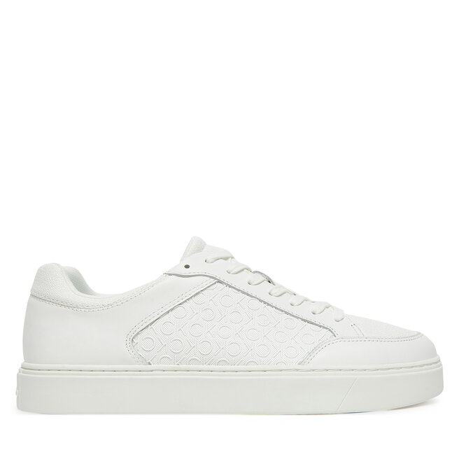 Sneakersy Calvin Klein Clean Cup Low Laceup Mono - Biały