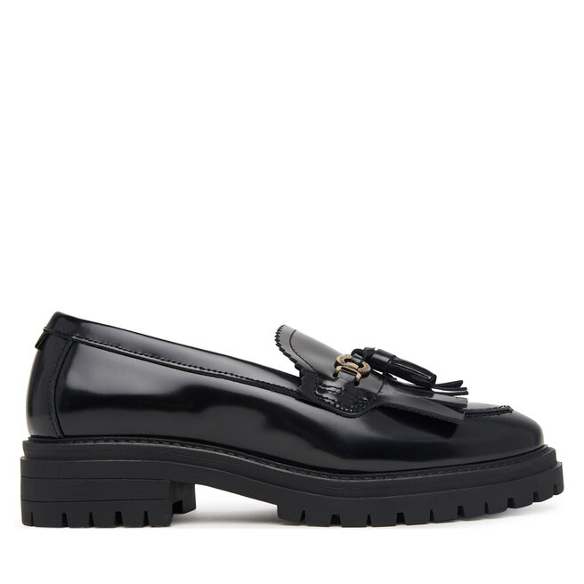 Loafersy Barbour Ava LFO0814BK71 Czarny